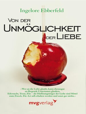 cover image of Von der Unmöglichkeit der Liebe